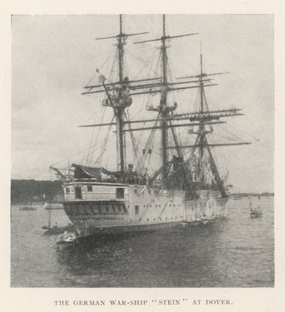 La nave da guerra tedesca Stein a Dover da English Photographer