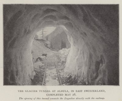 Il tunnel del ghiacciaio ad Albula, in Svizzera orientale, completato il 28 maggio da English Photographer
