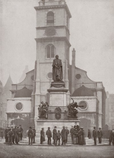 Il memoriale di Gladstone nello Strand da English Photographer