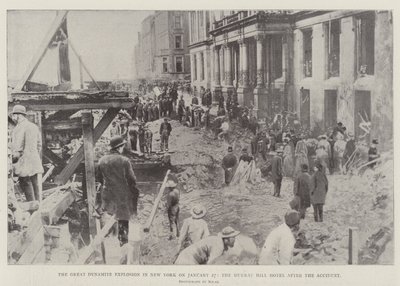 La grande esplosione di dinamite a New York il 27 gennaio, l