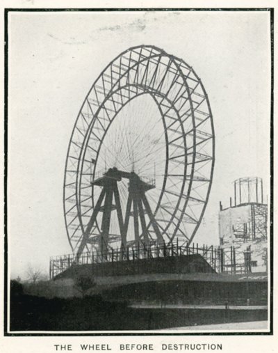 La Grande Ruota a Earls Court, Londra; da The Sphere, 13 aprile 1907 da English Photographer