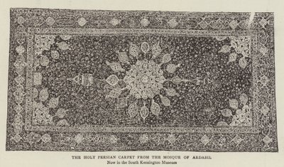 Il Sacro Tappeto Persiano dalla Moschea di Ardabil da English Photographer