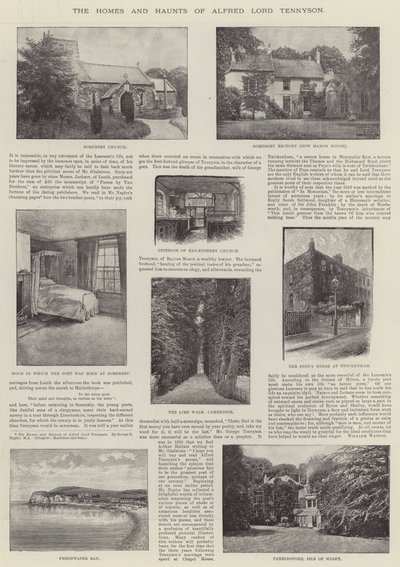 Le case e i luoghi di Alfred Lord Tennyson da English Photographer