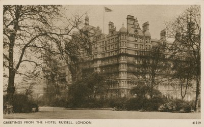 The Hotel Russell, Londra da English Photographer