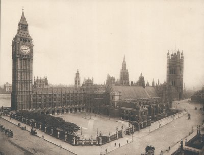 Il Parlamento e Big Ben, Londra, c. 1900 da English Photographer