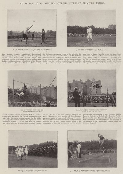 Gli sport atletici amatoriali internazionali a Stamford Bridge da English Photographer