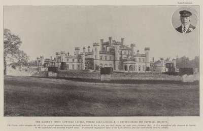 La visita del Kaiser, Castello di Lowther, dove Lord Lonsdale ospita Sua Maestà Imperiale da English Photographer
