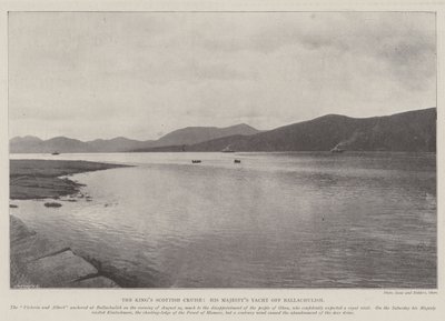 La crociera scozzese del re, lo yacht di Sua Maestà al largo di Ballachulish da English Photographer