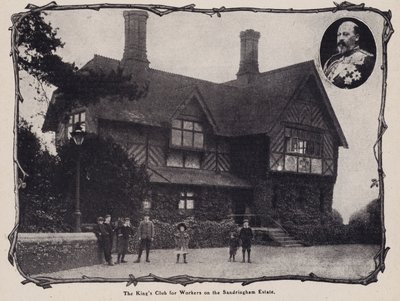 Il club del re per i lavoratori della tenuta di Sandringham, Norfolk da English Photographer