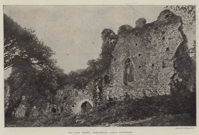 La Cappella della Madonna, Castello di Okehampton, Devonshire da English Photographer