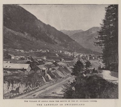 La frana in Svizzera da English Photographer