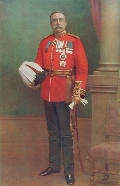 Il defunto generale Sir W. S. A. Lockhart. Comandante in capo in India da English Photographer