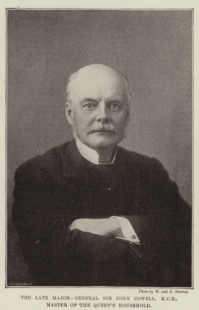 Il Defunto Maggior Generale Sir John Cowell, KCB, Maestro della Casa della Regina da English Photographer
