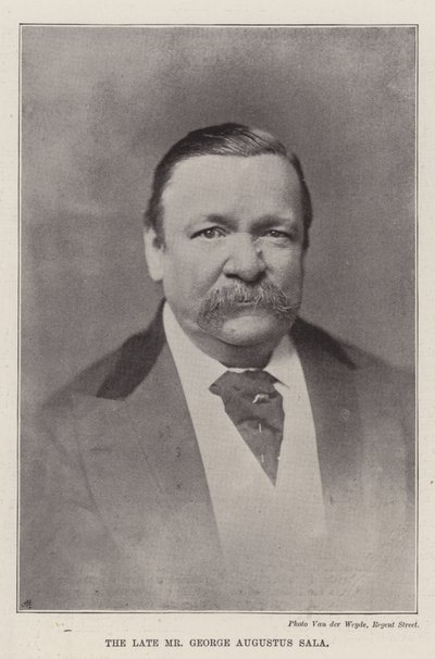 Il Defunto Mr George Augustus Sala da English Photographer