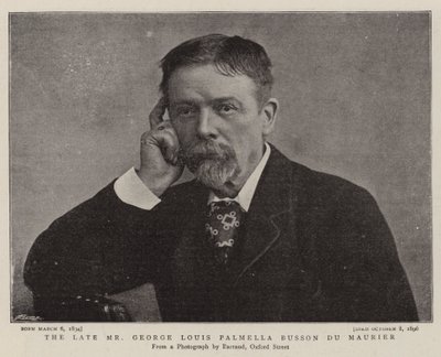 Il defunto Mr George Louis Palmella Busson Du Maurier da English Photographer