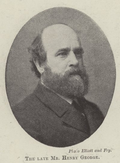 Il defunto Signor Henry George da English Photographer
