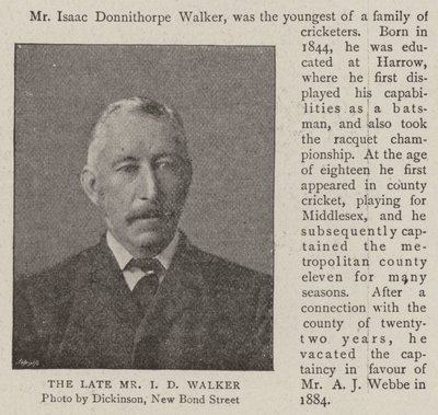 Il defunto signor I D Walker da English Photographer