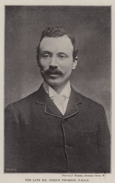 Il Defunto Signor Joseph Thomson, FRGS da English Photographer