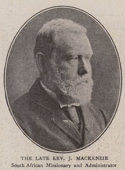 Il defunto Reverendo J. Mackenzie da English Photographer