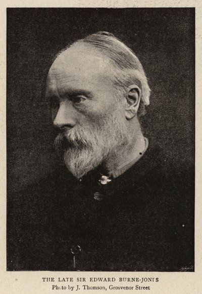 Il defunto Sir Edward Burne-Jones da English Photographer