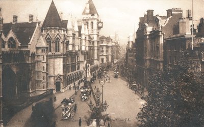 Tribunali, Fleet Street da English Photographer