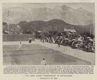 Il campionato di tennis su prato della Svizzera da English Photographer