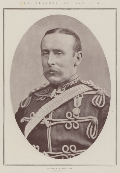 I leader del CIV, colonnello W H Mackinnon, colonnello comandante da English Photographer