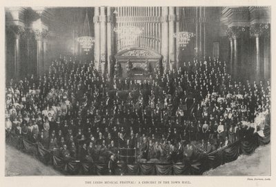 Il festival musicale di Leeds, un concerto nel municipio da English Photographer