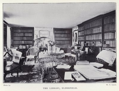 La biblioteca, Elderfield da English Photographer