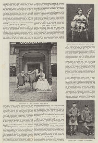 La vita del Duca di Clarence da English Photographer