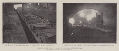 Il disastro della ferrovia elettrica di Liverpool il 23 dicembre da English Photographer