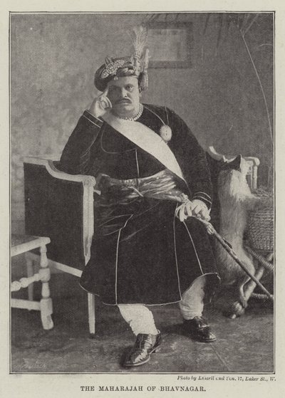 Il Maharajah di Bhavnagar da English Photographer