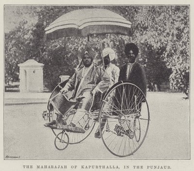 Il Maharajah di Kapurthalla, nel Punjab da English Photographer