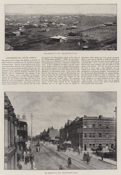 La Creazione di una Città, Johannesburg, Sudafrica da English Photographer