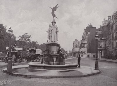 La Fontana Memoriale in Park Lane da English Photographer