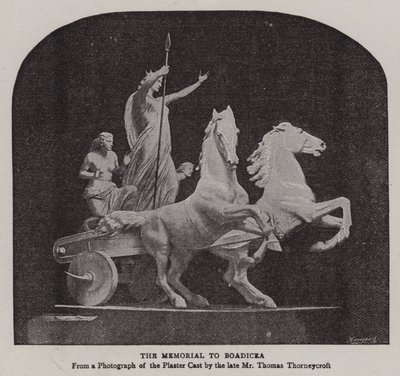 Il memoriale a Boadicea da English Photographer