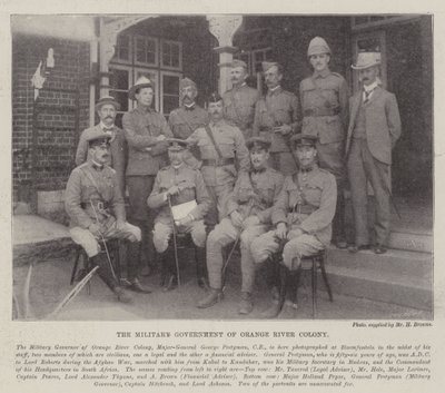 Il Governatore Militare della Colonia del Fiume Orange da English Photographer