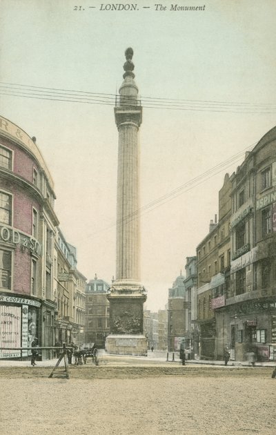 Il Monumento al Grande Incendio, Londra da English Photographer