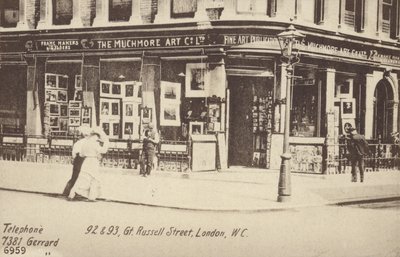 The Muchmore Art Co Ltd, 92 e 93, Great Russell Street, Londra, WC da English Photographer