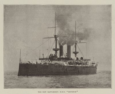 La nuova corazzata, HMS Revenge da English Photographer