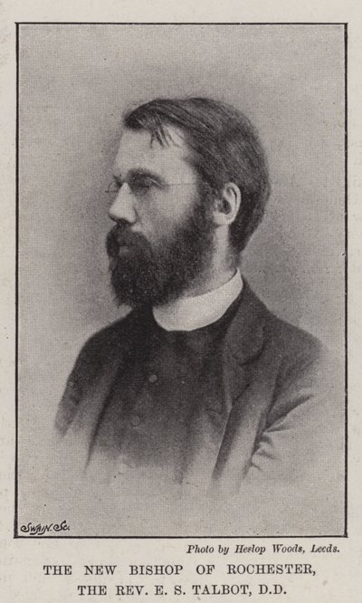 Il Nuovo Vescovo di Rochester, Reverendissimo E S Talbot, DD da English Photographer