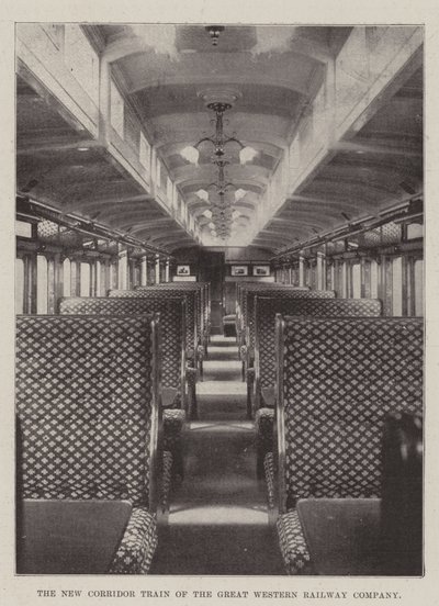 Il nuovo treno corridoio della Great Western Railway Company da English Photographer