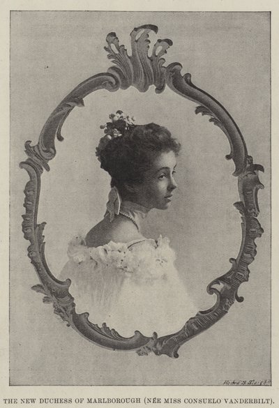 La nuova Duchessa di Marlborough (nata Miss Consuelo Vanderbilt) da English Photographer
