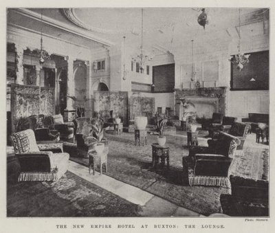Il nuovo Empire Hotel a Buxton, il salone da English Photographer