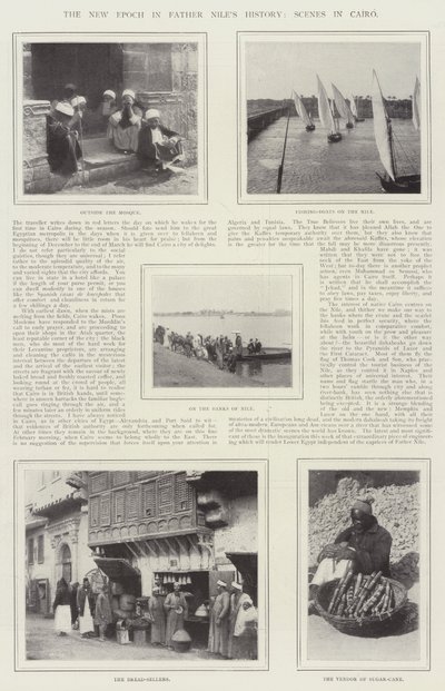 La nuova epoca nella storia di Padre Niles, scene al Cairo da English Photographer