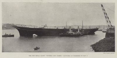 Il nuovo yacht reale Victoria e Albert, varato a Pembroke il 9 maggio da English Photographer