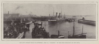 Il nuovo bacino di Sandon a Liverpool, la SS Oceanic nell