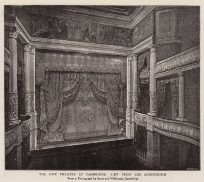 Il nuovo teatro a Cambridge, vista dall