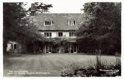 La vecchia canonica, casa di Rupert Brooke, Grantchester, Cambridge da English Photographer