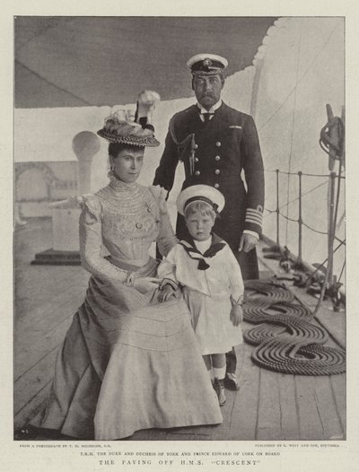 Il pagamento della HMS Crescent da English Photographer